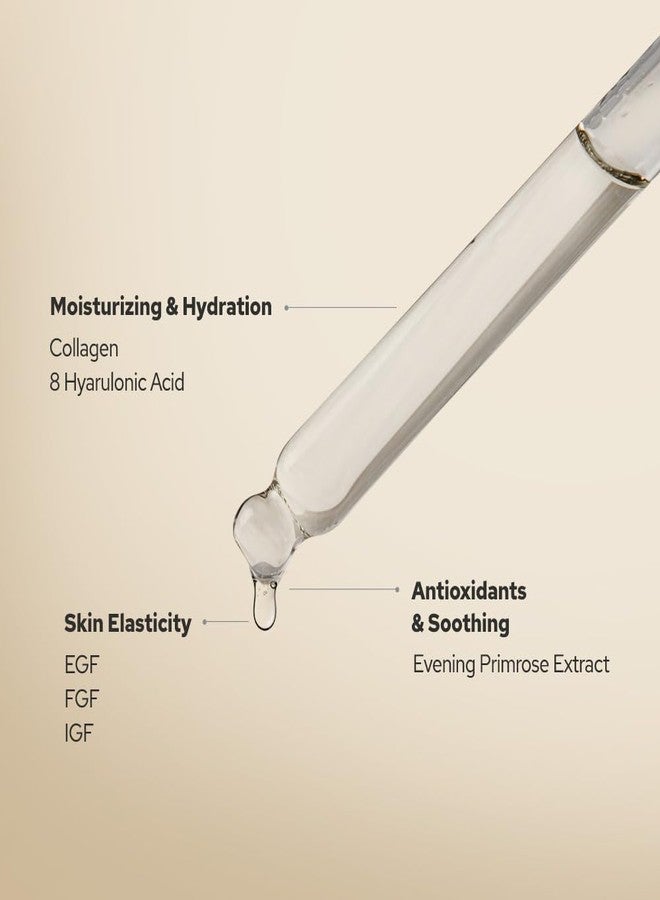 DE:MAF EGF Peptide Ampoule, Epidermal Growth Factors, Peptide, Collagen, Hyaluronic Acid, and Evening Primrose Extract for Skin Elasticity and Skin Cell Renewal, Korean Skincare (1.86 fl oz) - Image 5